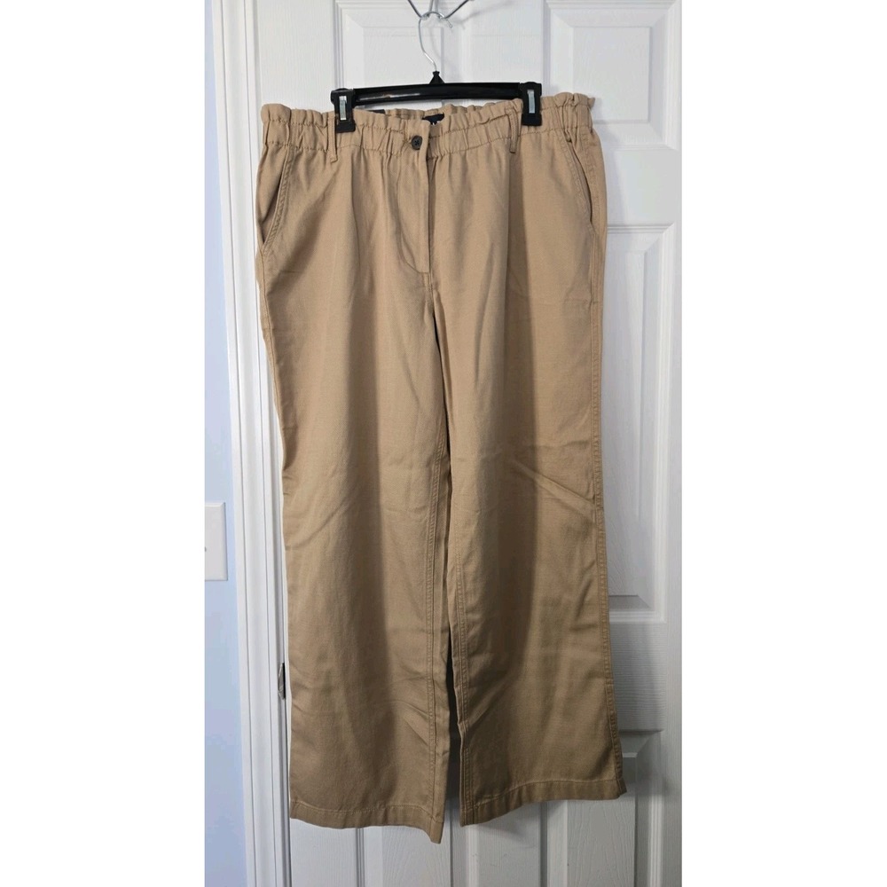 Gap Womans Twill Pants Size XL New With Tags Tan